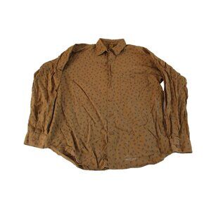 Shah Safari Mens L Paisley Button Down Shirt Vintage 90s Boho -‎ SEE PHOTOS